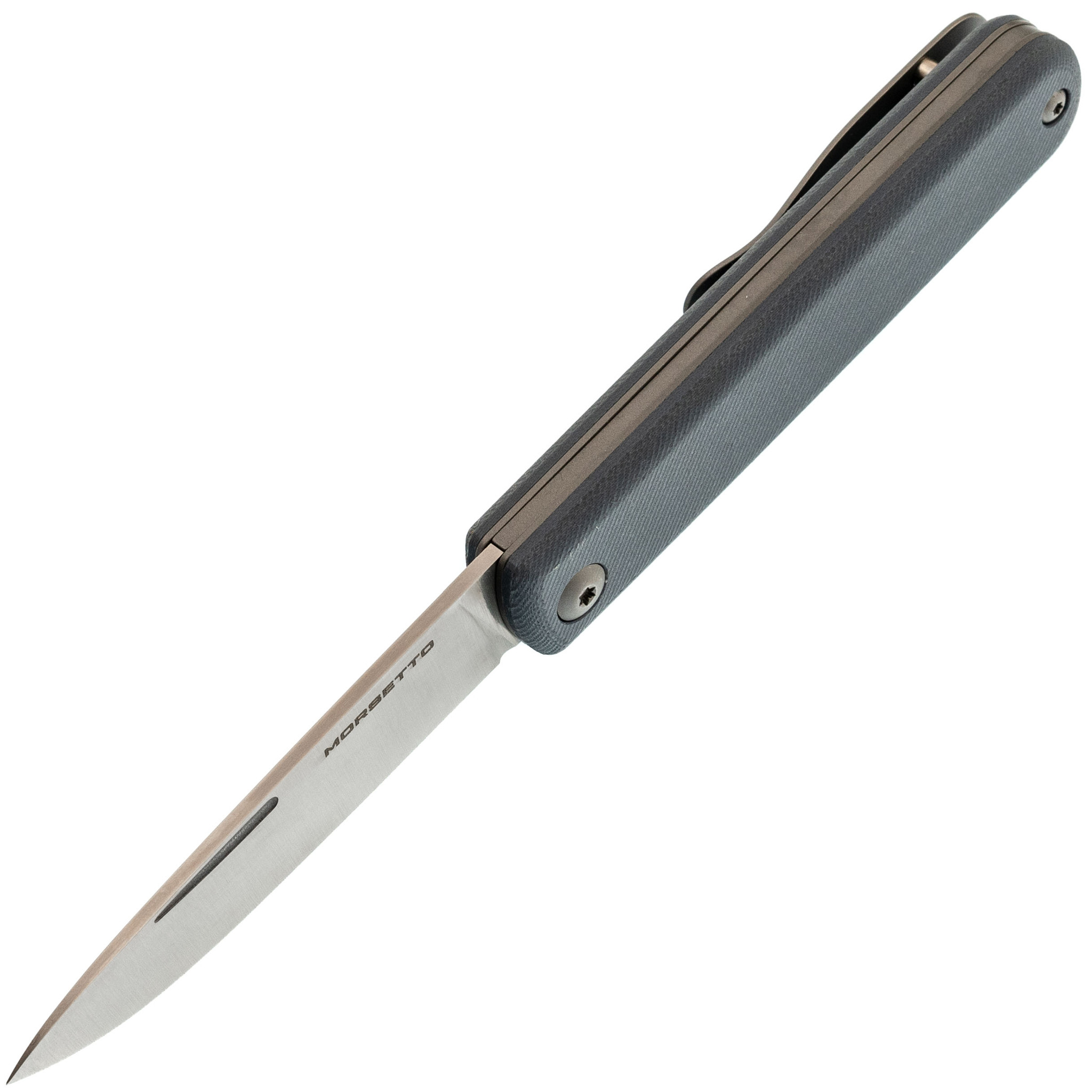 Складной нож Mr.Blade Morsetto, сталь VG10, рукоять G10, серый - фото 2
