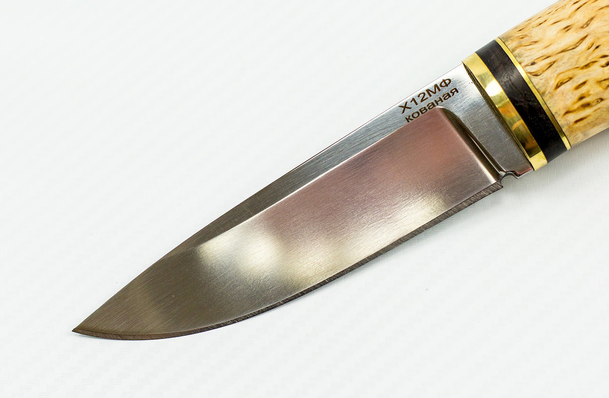 Фото 2 - Нож Засапожный, сталь Х12МФ, карельская берёза от Lemax