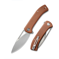 Фото Складной нож CIVIVI BRiffle, сталь 14C28N, Brown Micarta