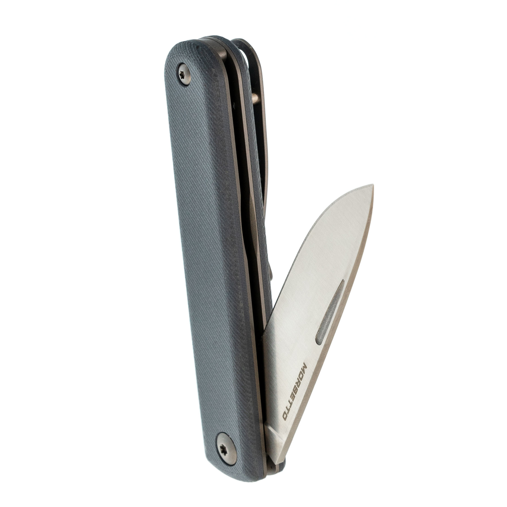 Складной нож Mr.Blade Morsetto, сталь VG10, рукоять G10, серый - фото 7