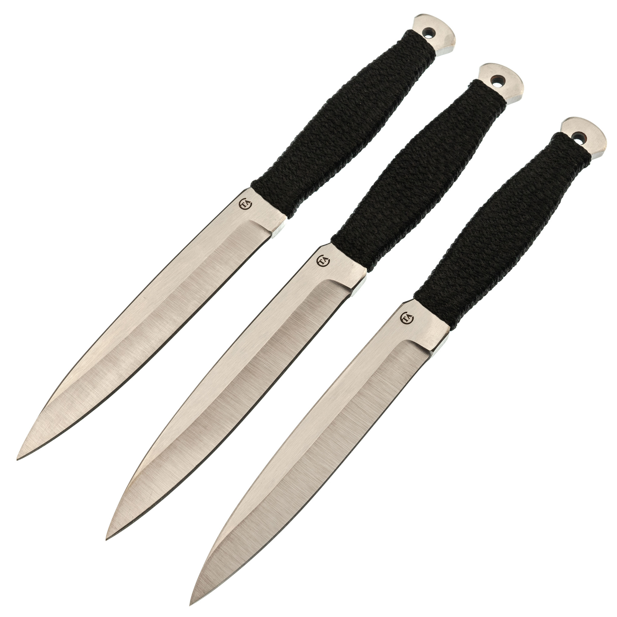 Набор спортивных ножей Горец-3М, комплект 3 шт, сталь 65х13, Подарочные наборы ножей, Наборы стальных ножей