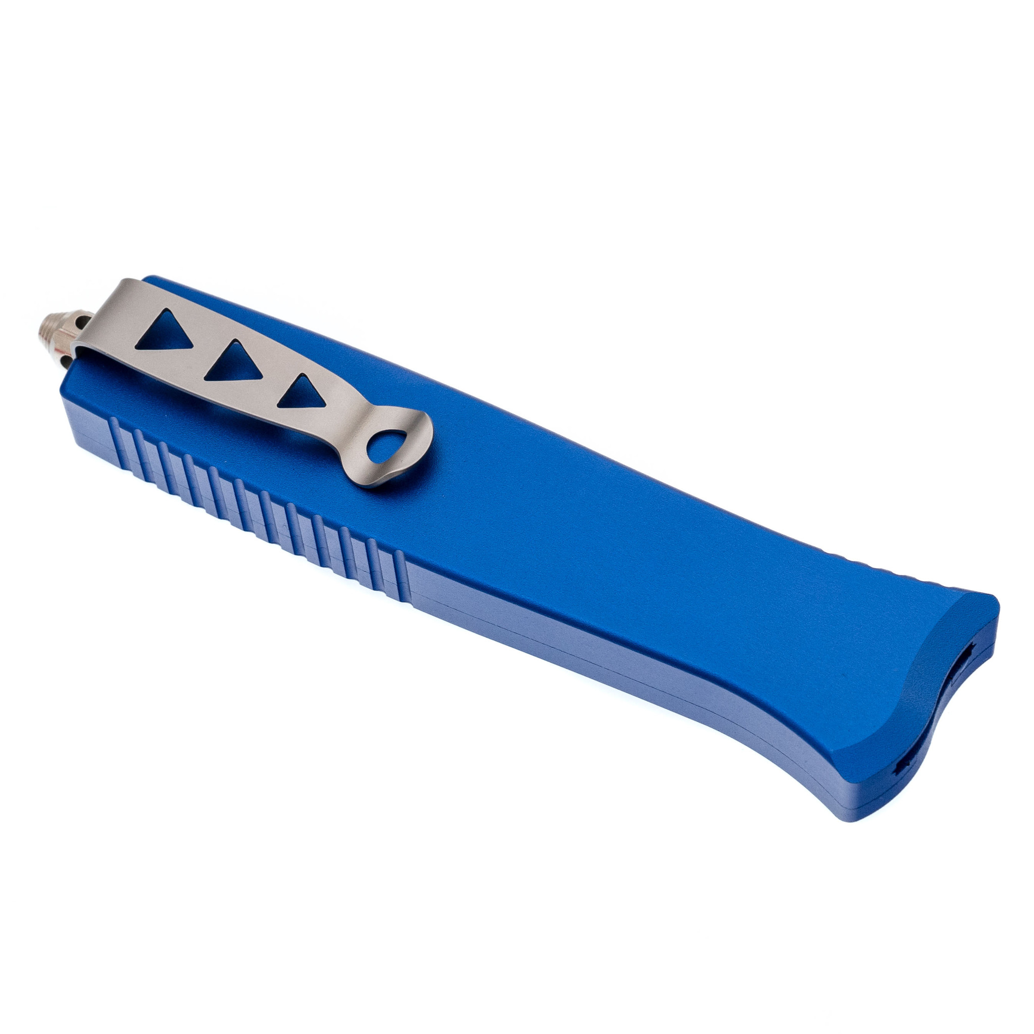 Автоматический нож Steelclaw Аргон-01, сталь D2, рукоять алюминий, синий - фото 6