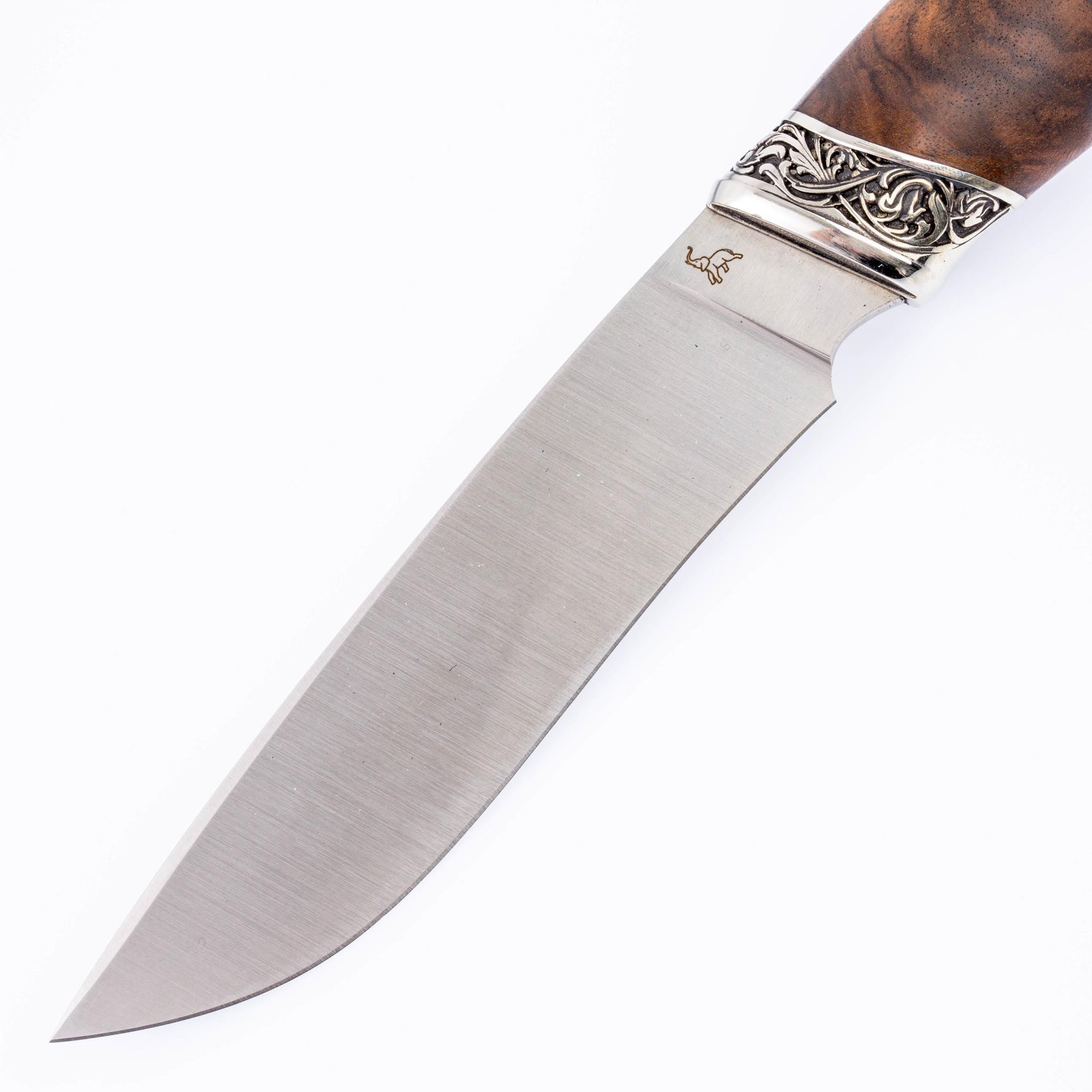 Нож разделочный C1-1, сталь M390,орех, 265мм Слон - фото 2