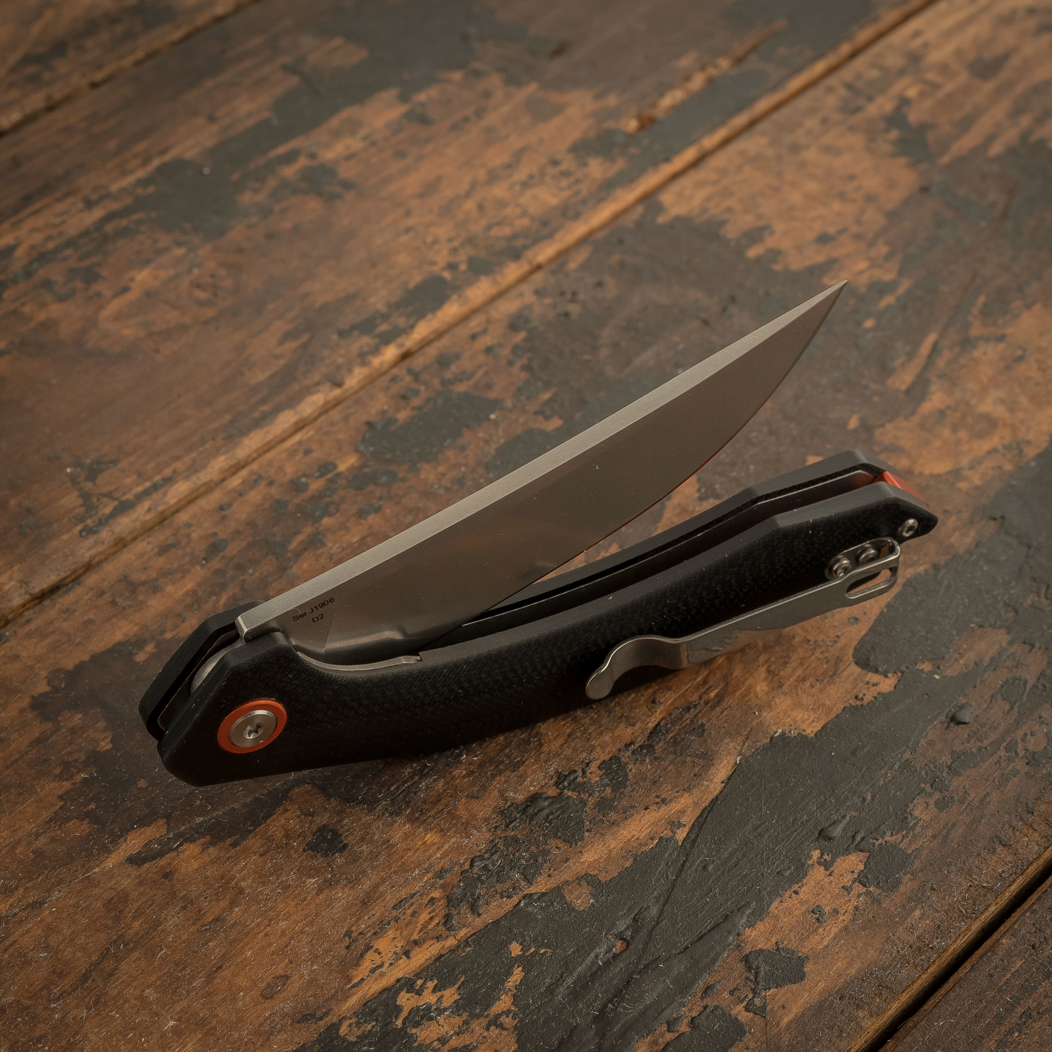 фото Складной нож cjrb gobi, сталь d2, g10 cjrb cutlery