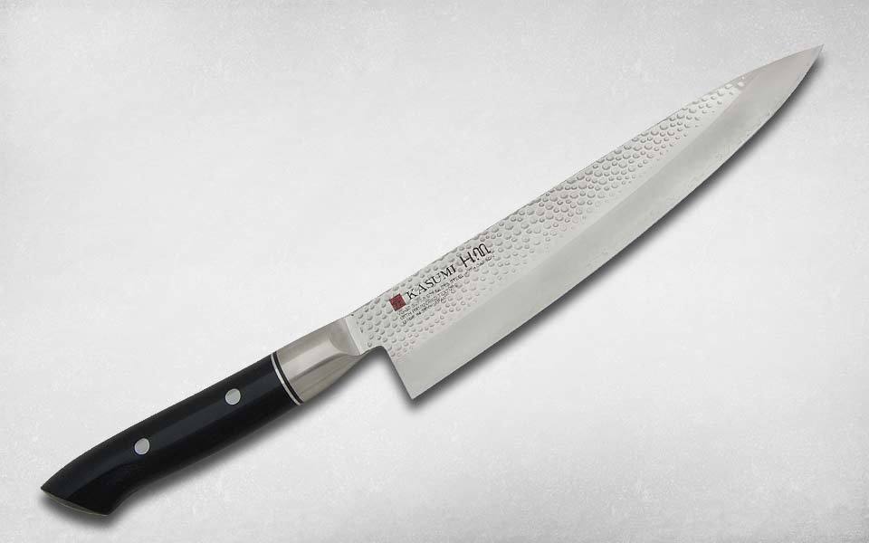 Нож кухонный Hammer Chef 200 мм, Kasumi, 78020, сталь VG-10, полимер, чёрный