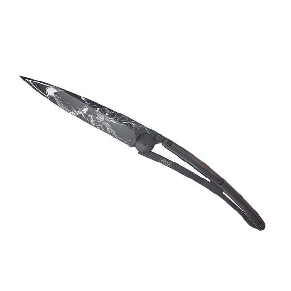 Складной нож DEEJO TATTOO BLACK 37G, Deer от Ножиков