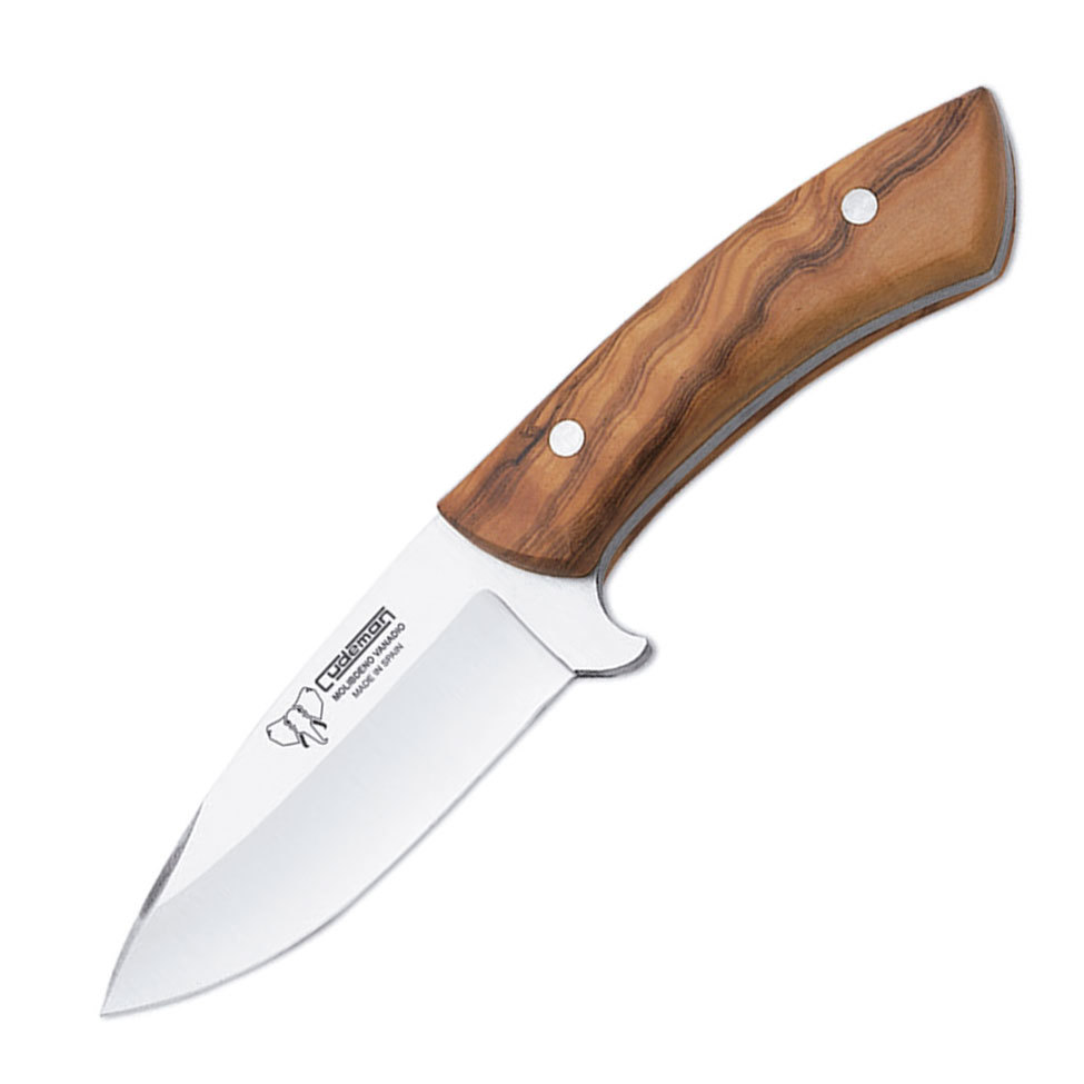 Нож с фиксированным клинком Cudeman Cuchillo Desollador, сталь 440 Stainless Steel, рукоять оливковое дерево от Ножиков