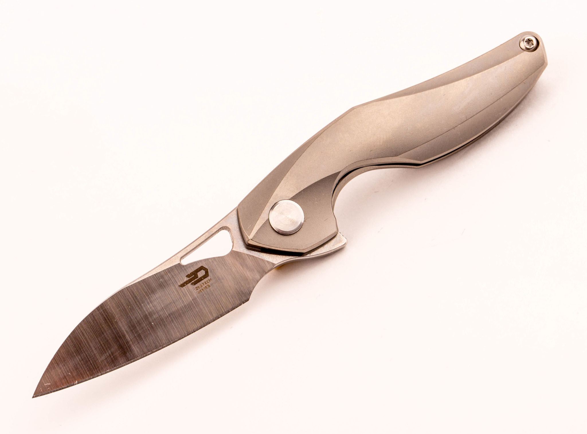 Складной нож Bestech The Reticulan BT1810A, сталь S35VN, рукоять титан - фото 1