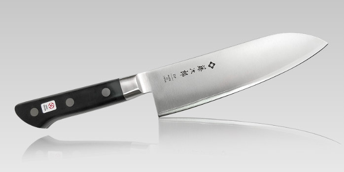 Кухонный нож Сантоку, Western Knife TOJIRO, сталь VG-10, 170 мм