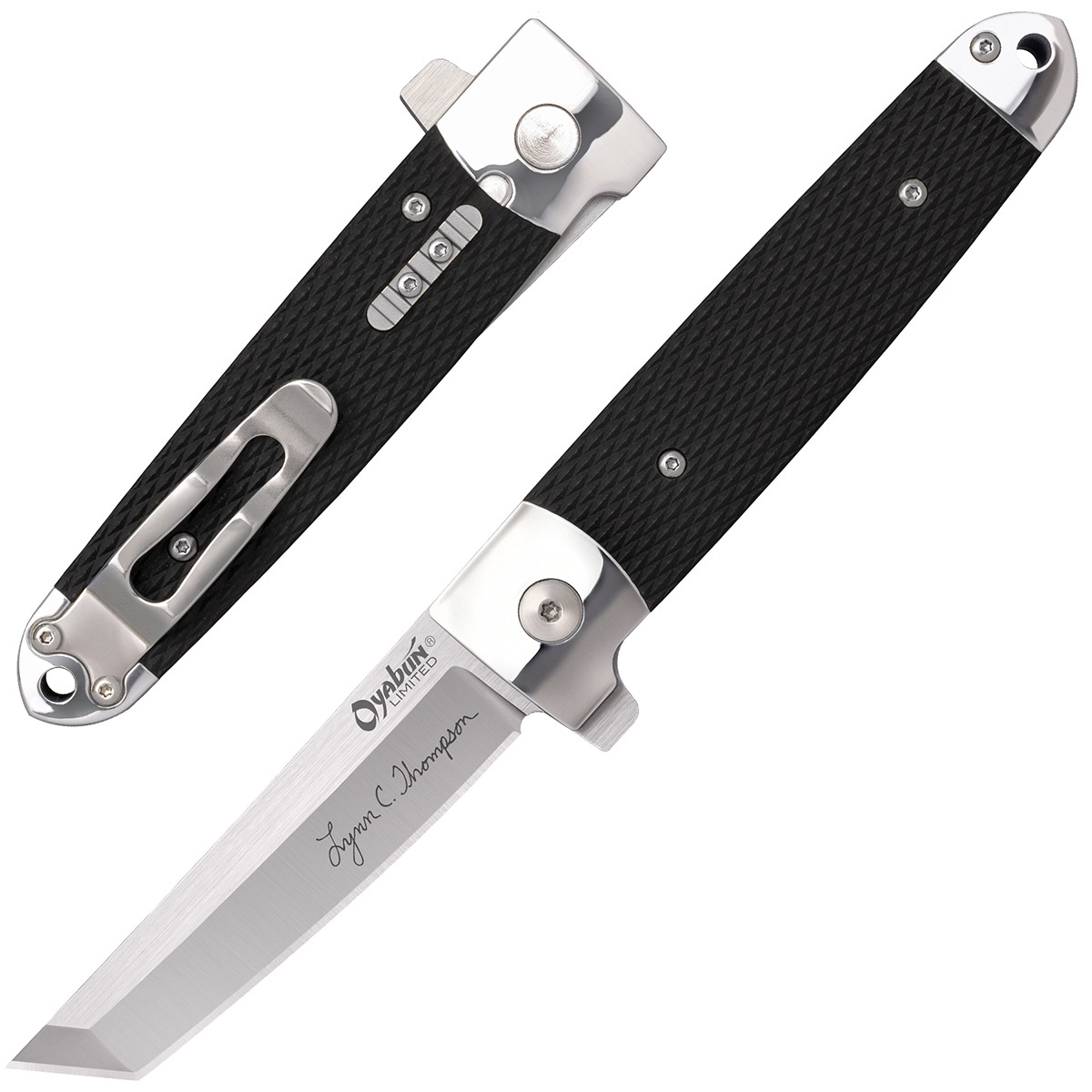 Нож складной Cold Steel Oyabun Limited, сталь S35VN, рукоять алюминий/G10, black/silver складной нож daggerr pelican limited edition