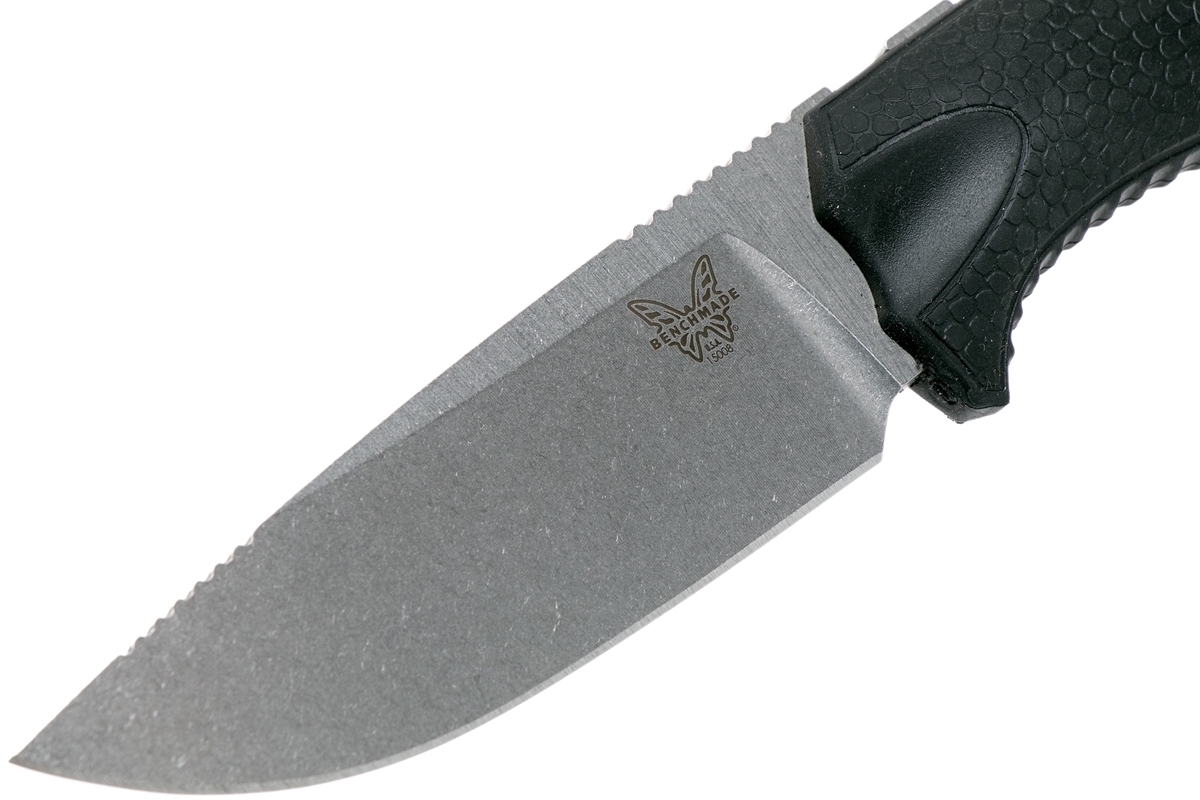 Нож Benchmade Steep Country Black 15008-BLK, сталь CPM-S30V, рукоять сантопрен, черный - фото 4