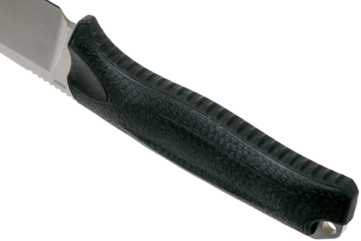 Нож Benchmade Steep Country Black 15008-BLK, сталь CPM-S30V, рукоять сантопрен, черный - фото 5