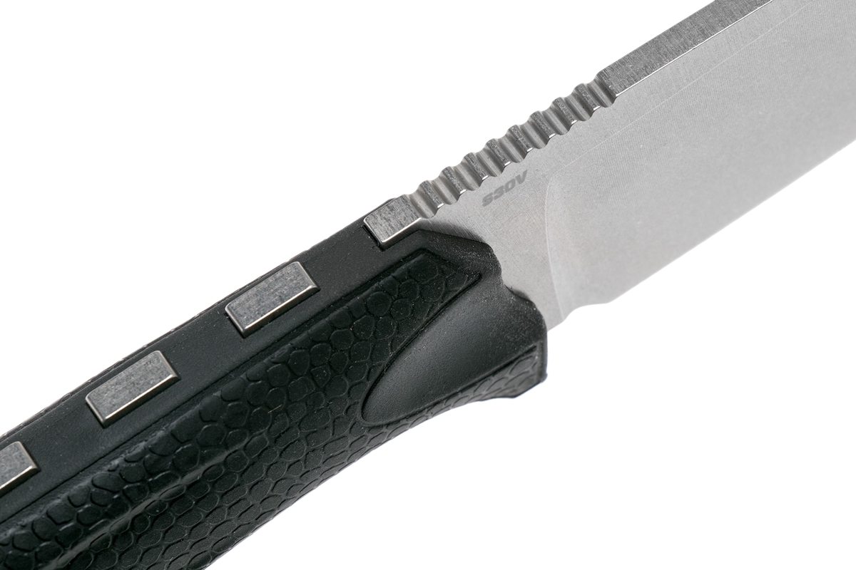 Нож Benchmade Steep Country Black 15008-BLK, сталь CPM-S30V, рукоять сантопрен, черный - фото 6