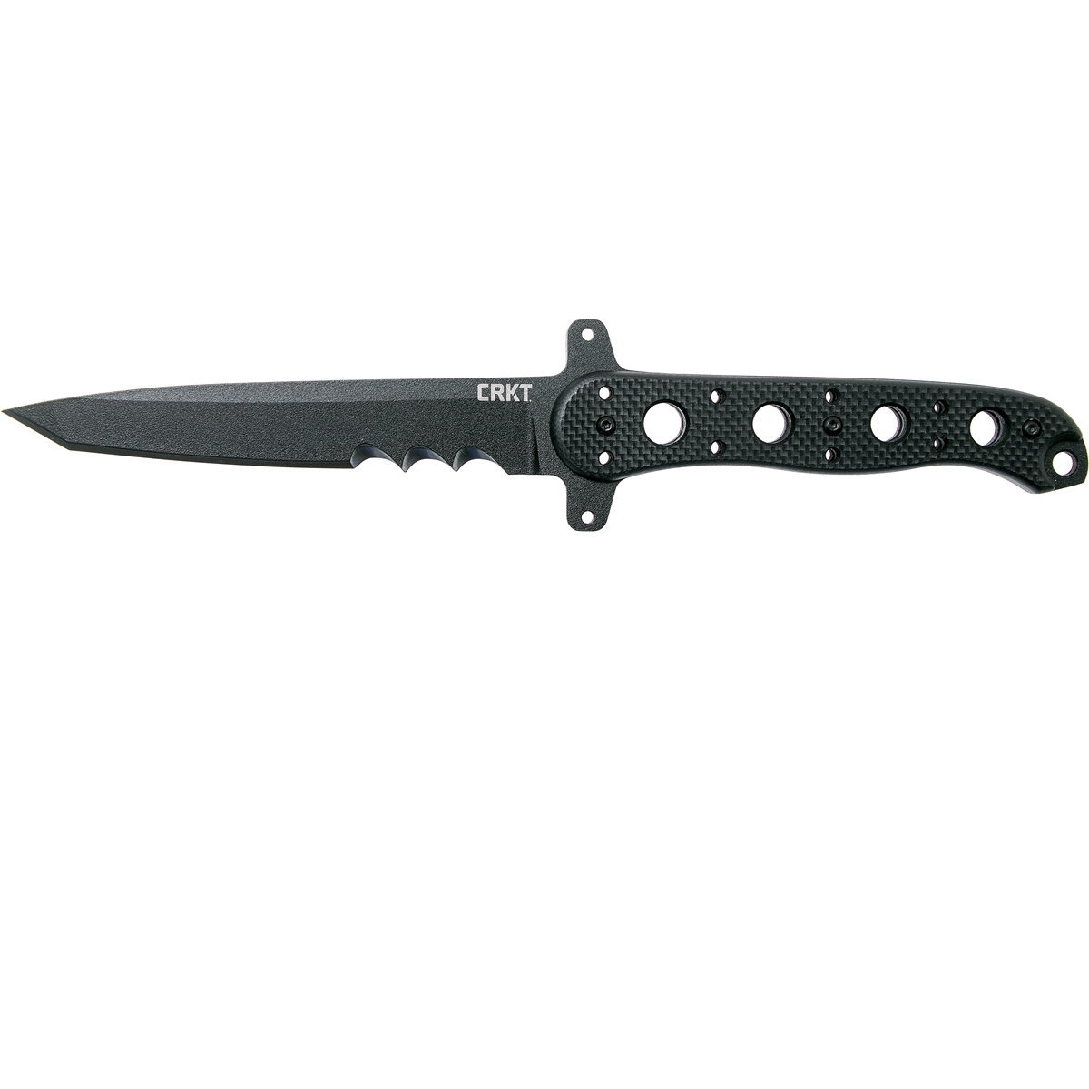 Фиксированный нож CRKT M16-13FX, сталь SK-5, рукоять черная G10 - фото 1