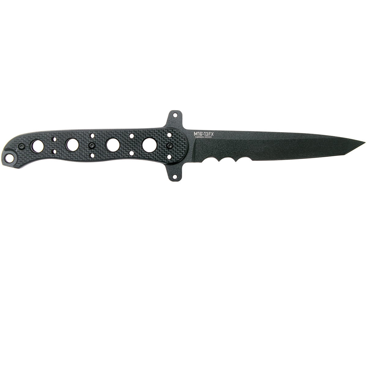 Фиксированный нож CRKT M16-13FX, сталь SK-5, рукоять черная G10 - фото 2