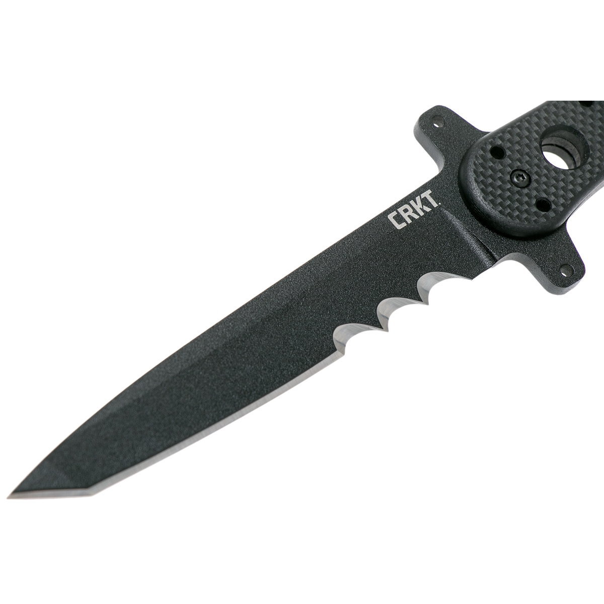 Фиксированный нож CRKT M16-13FX, сталь SK-5, рукоять черная G10 - фото 3
