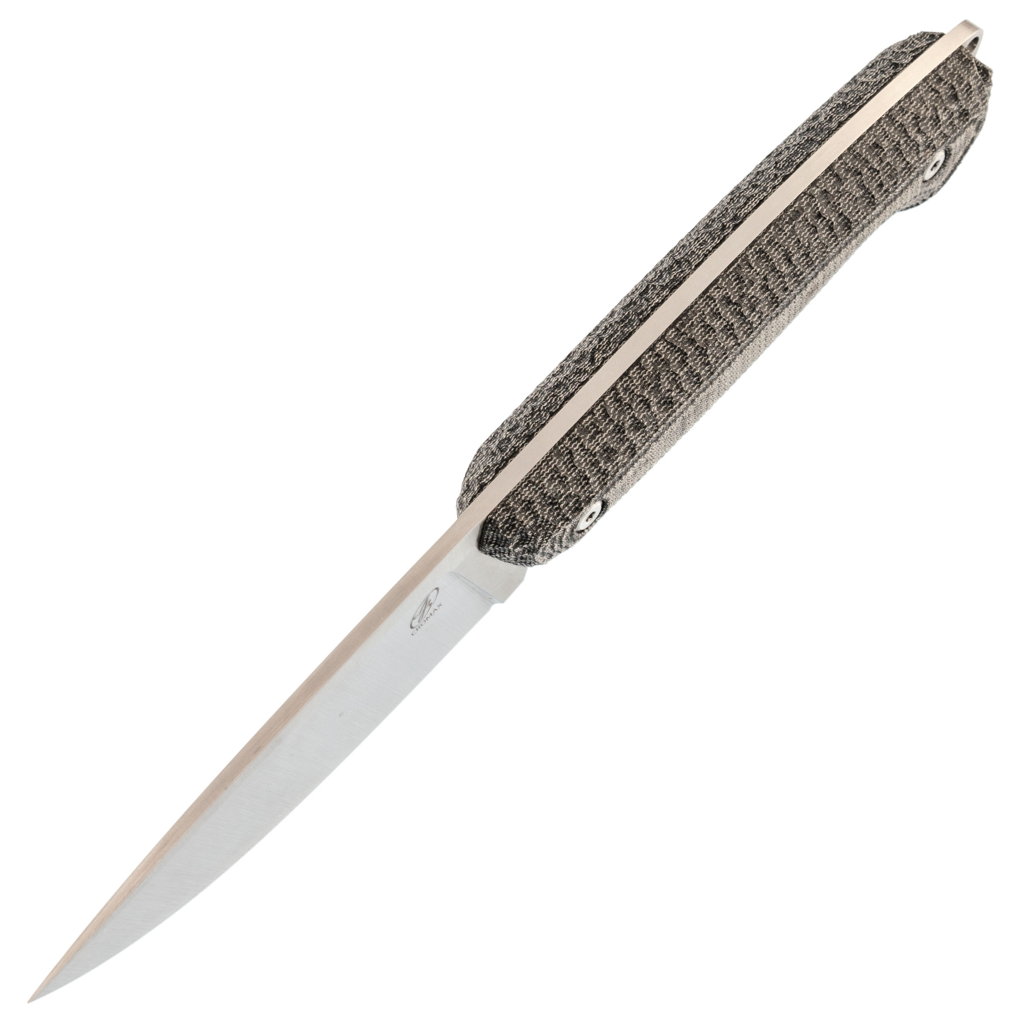 Нож Сокол, сталь cromax, рукоять микарта, серый - фото 2