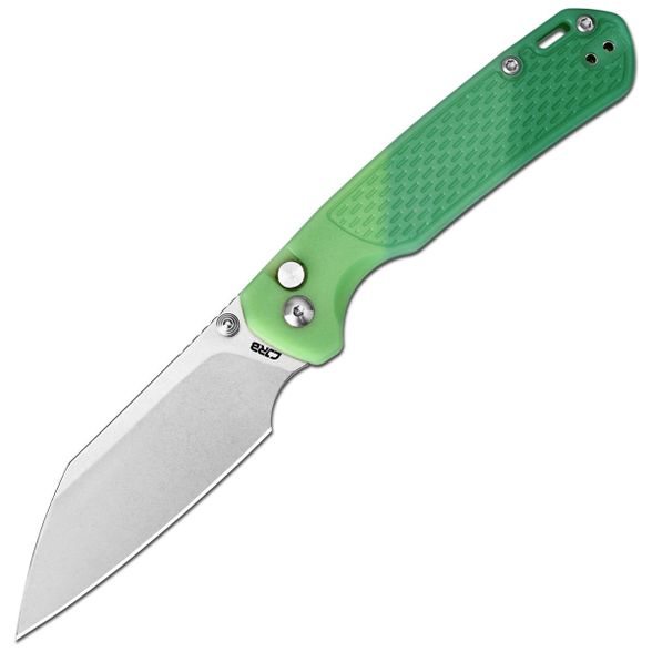 Цена наСкладной нож CJRB Pyrite-Light, сталь AR-RPM9, рукоять FRN с эффектом смены цвета, Dark Green to Light Green