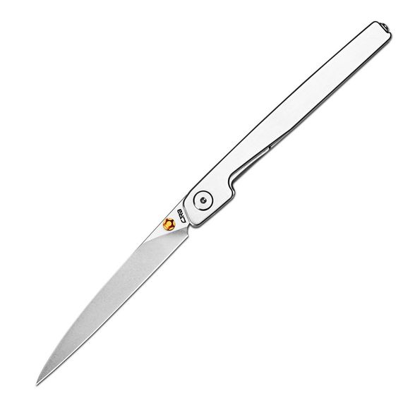 Цена наСкладной нож CJRB Lanky, сталь S90V, рукоять сталь, серебристый