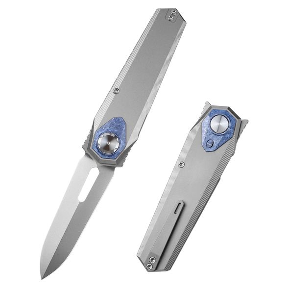 Цена наСкладной нож Remette Infinite Power, сталь M390, рукоять титан, цвет серый