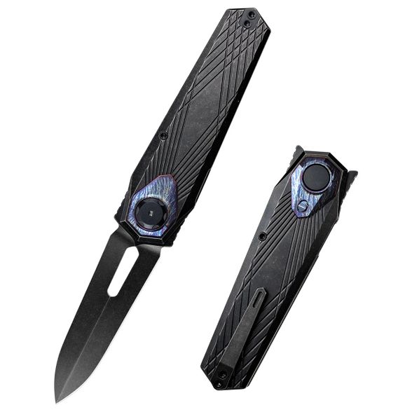 Цена наСкладной нож Remette Infinite Power, сталь M390, рукоять титан, цвет черный