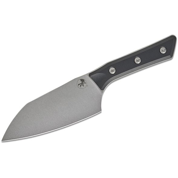 Цена наНож кухонный Сантоку Microtech Santoku Knife 6', сталь M390MK, рукоять G10, черный