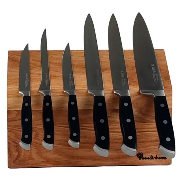 Цена наПодставка для ножей магнитная Woodinhome KS015SON, дуб