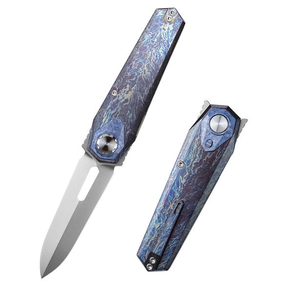 Цена наСкладной нож Remette Infinite Power, сталь M390, рукоять титан, цвет черно-желтый