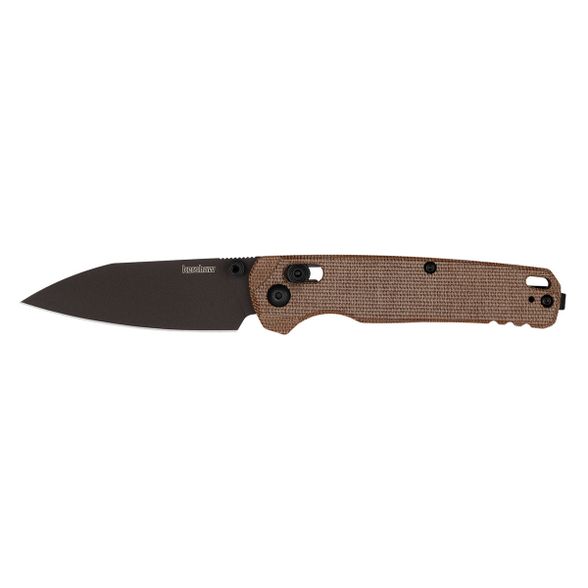 Цена наСкладной нож Kershaw Bel Air, сталь Cru-Wear, рукоять микарта, коричневый