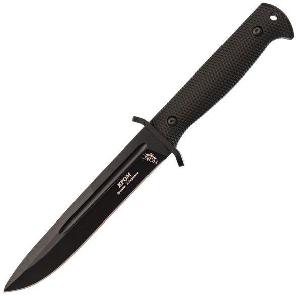 Цена наТактический нож НОКС Кром Black, сталь AUS-8, рукоять резинопластик