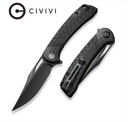 Складной нож CIVIVI Dogma Black, сталь D2, G10