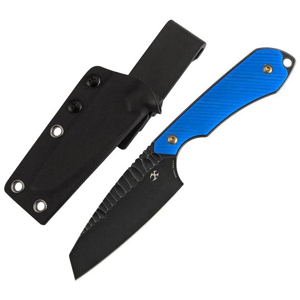Цена наТуристический нож Kansept Valk, сталь Nitro-V, рукоять G10, Dark Blue