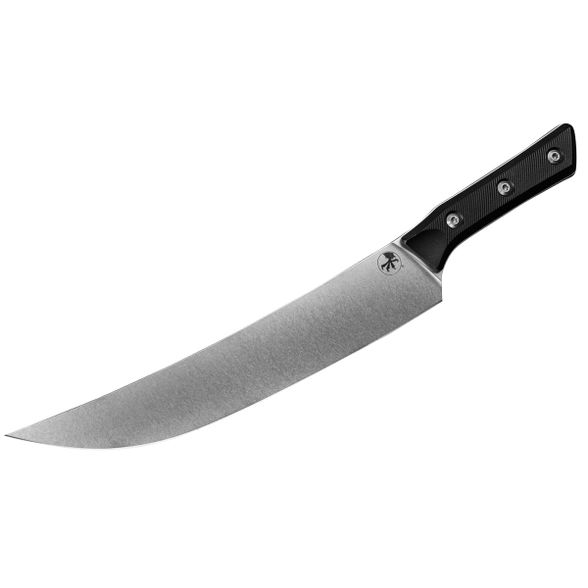 Цена наНож кухонный разделочный Microtech Butcher Knife, сталь M390MK, рукоять G10, черный