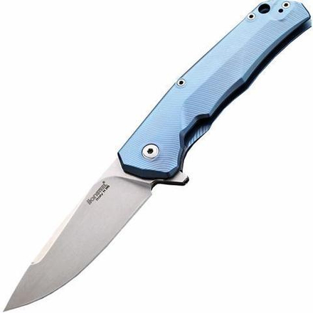 Нож складной LionSteel TRE BL BL, сталь M390, рукоять титан