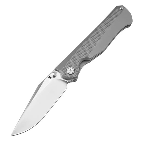 Цена наСкладной нож Artisan Cutlery Crusoe, сталь S90V, рукоять титан, серый