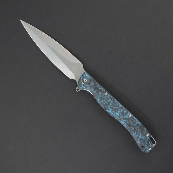 Цена наСкладной нож Daggerr Vendetta 4.0 LE сталь Damascus рукоять Marble Carbon