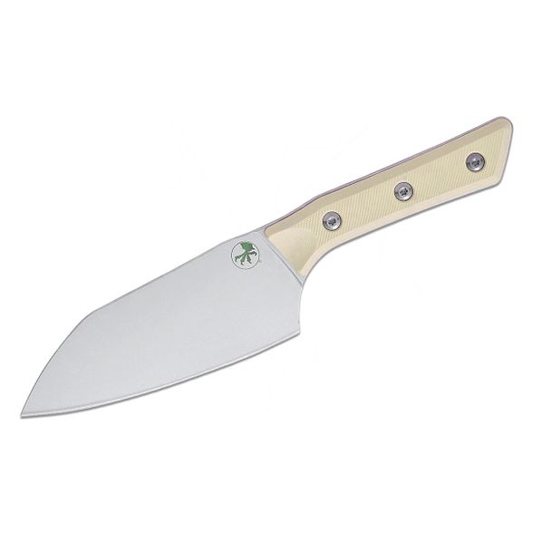 Цена наНож кухонный Сантоку Microtech Santoku Knife 6', сталь M390MK, рукоять G10, белый