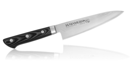 Нож Шефа Hatamoto WAVE, HW-CH180, сталь VG-10, чёрный