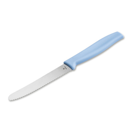 Нож кухонный Boker Sandwich Knife Light Blue, нержавеющая сталь, рукоять ABS-пластик, голубой