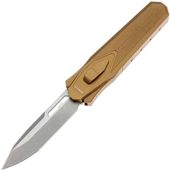 Цена наГравитационный нож Remette Swordfish Tanto, сталь 14C28N, рукоять алюминий/карбон, бронзовый