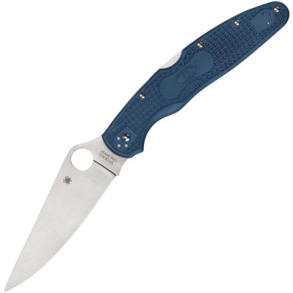 Цена наСкладной нож Spyderco Police 4, сталь SPY27, рукоять FRN, синий