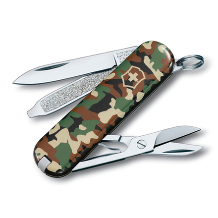 Нож перочинный Victorinox Classic SD Colors, Camouflage, камуфляж, 7 функций, 58 мм