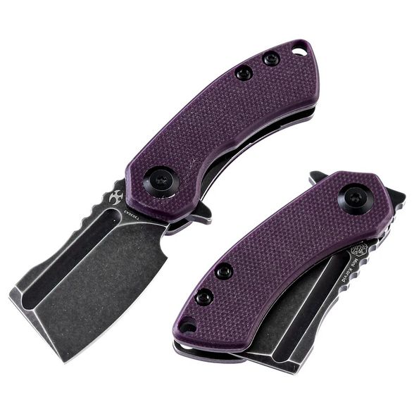 Цена наСкладной нож Kansept Mini Korvid, сталь 154CM, рукоять G10, Purple