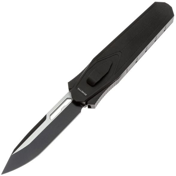 Цена наГравитационный нож Remette Swordfish, сталь 14C28N, рукоять алюминий/Copper CF, черный