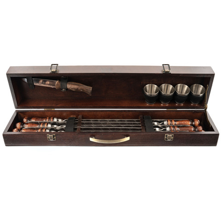 Шашлычный набор Стандарт-S, дерево, малый