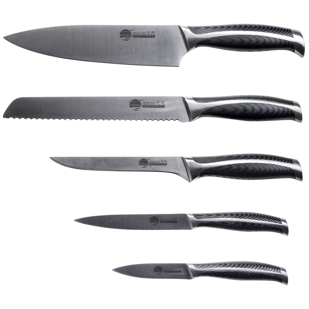  кухонных японских ножей HIDEAKI 5 предметов (Арт. SUPRA SK-SH6Kit .