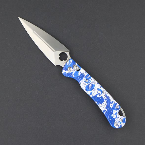 Цена наСкладной нож Daggerr Arrow Slim Gzhel X-Lock satin сталь VG-10 рукоять G10
