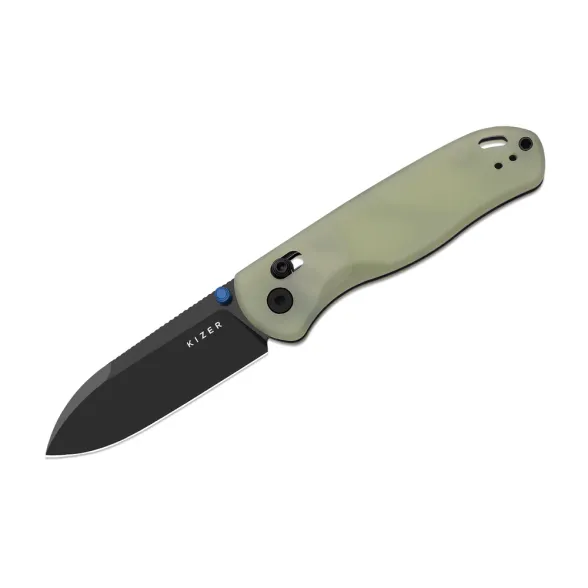 Цена наСкладной нож Kizer Drop Bear, сталь Nitro-V, рукоять GID G10, black