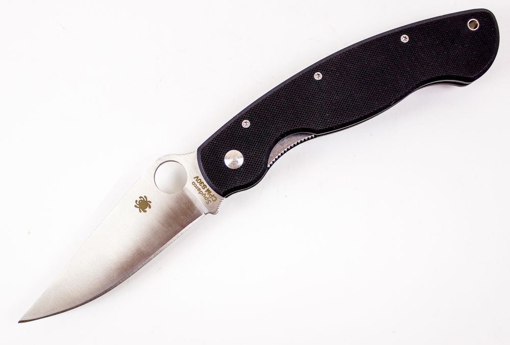 Складной нож Spyderco Military, черный (Арт. spyder-2) - купить в ...