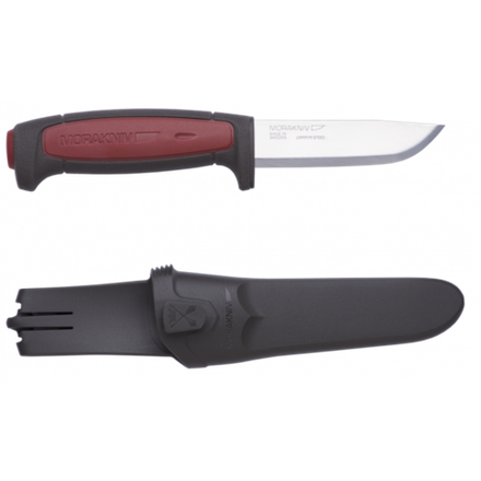 Нож с фиксированным лезвием Morakniv Pro C, углеродистая сталь, рукоять резина/пластик